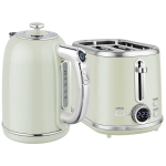 Veekeetja ja r&ouml;steri komplekt, 23.2x15.9x24.8 cm, hall, plast/teras