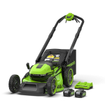 Iseliikuv akuga muruniiduk Greenworks MO48L424-01, 48 V, koos aku ja laadijaga