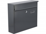 Seinale kinnitatav postkast kirjadele ja postile teras lukustatav 310x360x100mm 78576 grafiit VOREL