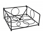 Kitchen&Go salvr&auml;tiku hoidik, must, 18,5x19x8 cm