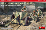 Liimitav mudel MiniArt 53010 German 7.5cm Anti-Tank Gun PaK 40. Mid Prod w/ Artillery Crew 1/35