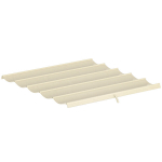 Pergola asenduskatus 250x255 cm kreemvalge, pol&uuml;ester