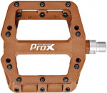 Pedaalid ProX Base Pro 26 nailon, naelad, Cr-Mo v&otilde;ll, pruun