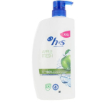 K&otilde;&otilde;mavastane &scaron;ampoon Head & Shoulders Apple Fresh puhtad ja v&auml;rsked juuksed, k&otilde;ikidele juukset&uuml;&uuml;pidele, 1000 ml