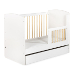 Voodite kaitsepiire LittleSky 120x60 cm, valge