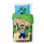Laste voodipesu Minecraft &mdash; 140&times;200 cm, 70&times;90 cm