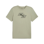 PUMA meeste treenings&auml;rk PUMA M PUMA x HYROX POLY GRAPHIC TEE Lux Army - 52757582, roheline