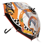 Laste l&auml;bipaistev vihmavari Hot Wheels, l&auml;bim&otilde;&otilde;t 71 cm