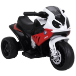 Litsentseeritud BMW S1000RR elektriline lastemootorratas punane 1 tk.