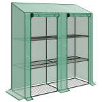 Mini kasvuhoone, 143x46x151 cm, roheline, plast
