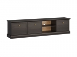 TV-alus Lucca RTV3D, must/pruun