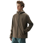 Meeste softshell-jakk 4F M324 pruun 4FWSS25TSOFM324 81S