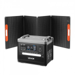 Kaasaskantav elektrijaam, 2400W p&auml;ikesegeneraator 200W kokkupandava p&auml;ikesepaneeliga, 2012x612x440 mm, akutoitega varutoide