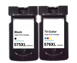 PG-575XL Black + CL-576XL Color, PG-575XL + Canon 576XL Color
