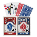 M&auml;ngukaardid &bdquo;BICYCLE RIDER JUMBO&ldquo; &ndash; 2 pakki