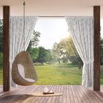 Eurofirany kardin Garden 12, 155x200 cm, liivakarva