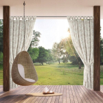 Eurofirany kardin Garden 12, 155x260 cm, liivakarva