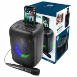Bluetooth k&otilde;lar BeatFlow Boombox, LED RGB, 1000W, USB MP3 FM, karaoke mikrofon, Bluetooth garsiakalbis BeatFlow Boombox, LED RGB, 1000W, USB MP3 FM, karaoke mikrofonas