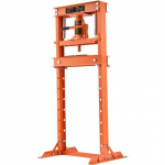 H&uuml;drauliline t&ouml;&ouml;koja press, 12-tonnine H-raam, 56x51x133,3 cm, oranž, reguleeritav teras