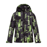 Huppa Poiste Softshell jope AKIVA, GREEN PATTERN