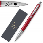 Parker Vector Punane graveeringuga pastakas - kingitus