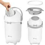M&auml;hkmete konteiner Lionelo Purebin Grey, White