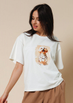 Oversize T‑s&auml;rk URBAN PAWS 4826/010 Giulia, v&auml;rv milk/maltipoo print