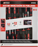 Kruvikeerajate komplekt - AWTOOLS - AWTOOLS - 12 t&uuml;kki - CrV S2 terasest karastatud - TPR libisemisvastane k&auml;epide