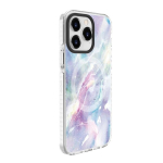 Evelatus PC+TPU &uuml;mbris MagSafe-ga Apple iPhone 15 Pro jaoks Marble Purple