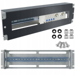 19" Rack-Pingejaotuspaneel 3U/60/22Xs Din Ts35/Th35, Must, Stalflex