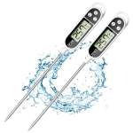 Universaalne toidutermomeeter, 2 tk, t&auml;psus 0,1&deg;C, pikad sondid