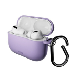 Puro violetne AirPods Pro 3 karabiiniga kaitsekott