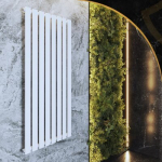 Vertikaalne radiaator dekoratiivne paneelradiaator Granitan Fero 140x60cm 916W valge