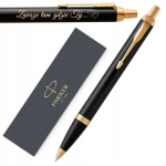 Parker Im Pen, must Gt lasergraveeringuga