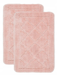 Pehme vannimatt 2 tk. Roosa 40x60 cm, libisemiskindel, imav