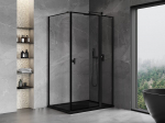 Mexen Mist T pendeldu&scaron;i kabiin, parempoolne, 105 x 80 cm, must raam, must - 8A4T-105-080-70-70-P
