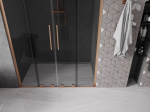 Mexen Velar L Duo liuguks, du&scaron;&scaron;iuks 140 cm, grafiit, harjatud vask - 871-140-003-42-65