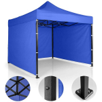 Aiapaviljon 3 seinaga, 3 x 3 m, sinine, Plonos
