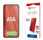 Karast&ouml;&ouml;del klaas Displex Samsung Galaxy A56, 10H k&otilde;vadus, s&otilde;rmej&auml;ljekindel, vutlariga &uuml;hilduv