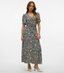 Vero Moda Naiste kleit 10330301*01, must/valge 5715720002351