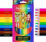 Astra Jumbo v&auml;rvipliiatsid 10 v&auml;rvi Rainbow High