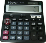 Vector Cd-2460 kontorikalkulaator 120 sammu m&auml;luga