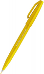 Pentel Brush Sign Pen geelpintsli pliiats, kollane