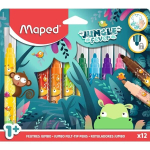 Viltpliiats Maped Jungle Fever Jumbo 12tk