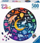 Ravensburger 500-osaline pusle: v&auml;rvipalett. Unistused, &uuml;mmargused
