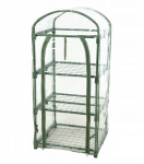 3-korruseline aiakasvuhoone PVC kattega 50x45x105 cm, roheline, 50x45x105 cm