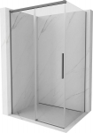 Mexen Rox nihutatav du&scaron;inurk 100 x 75 cm, l&auml;bipaistev, gun metal - 8C2-100-075-95-00
