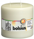 Suur kreemk&uuml;&uuml;nal Bolsius, 3 taht, ~75 t.