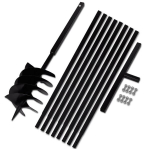 Terasest 200 mm maapuur k&auml;epidemega koos 9 m pikendustoruga