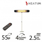 Heatum H2500R CORE BLACK infrapuna soojuskiirgur koos statiiviga